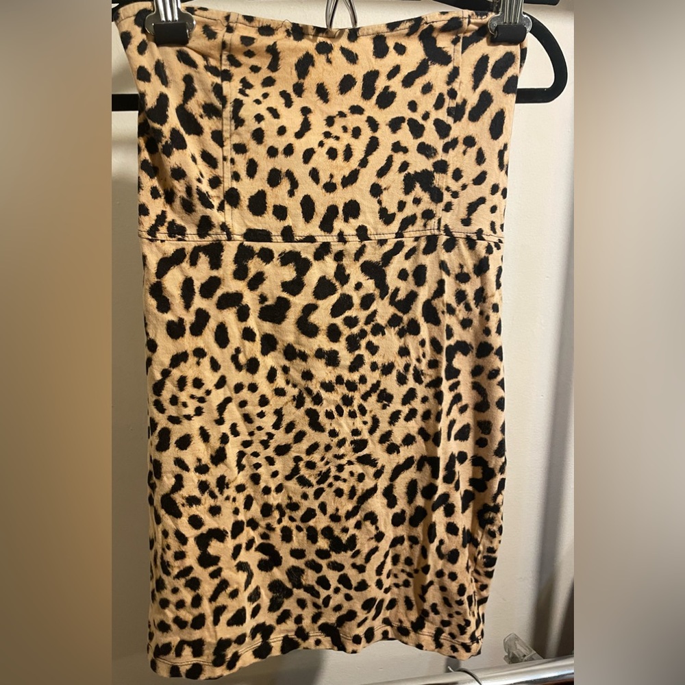 Charlotte Russe Cheetah Print Mini Dress size Small